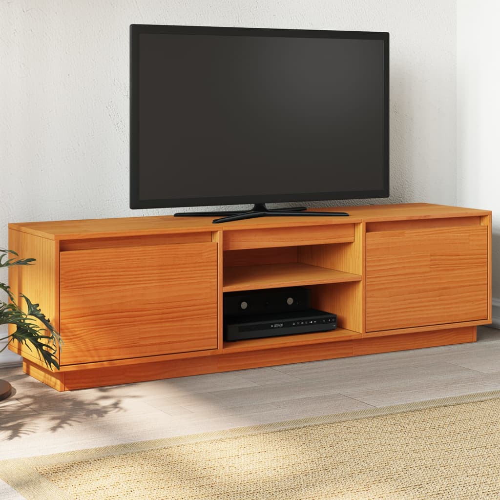 Tv-Taso 140X35X40 Cm Täysi Mänty