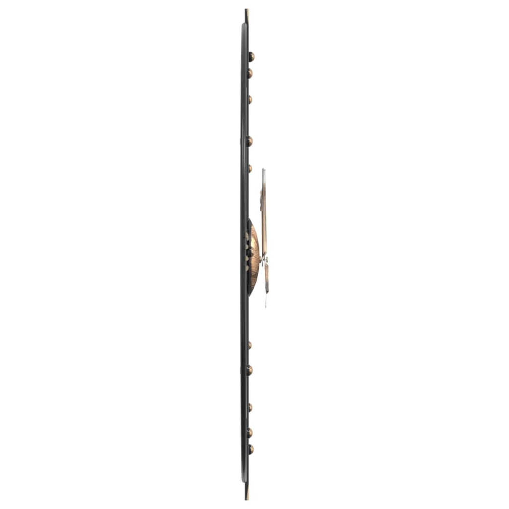 Seinäkello Musta Ø60 Cm Rauta