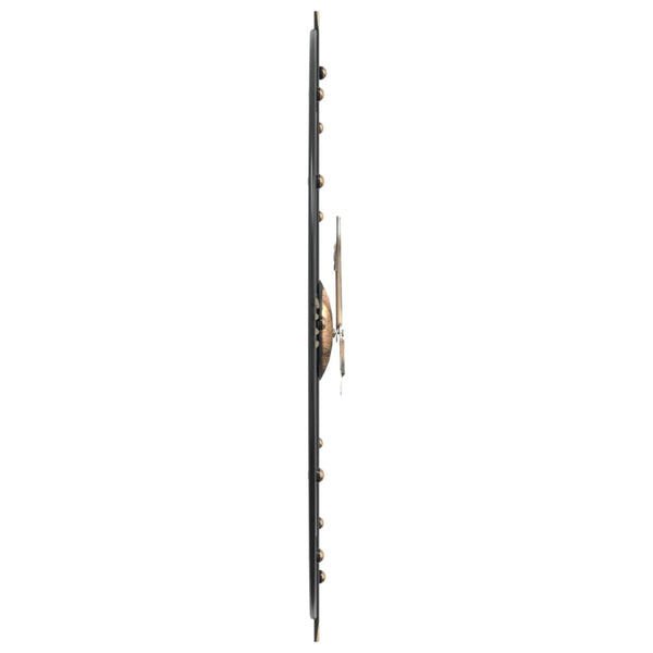 Seinäkello Musta Ø60 Cm Rauta