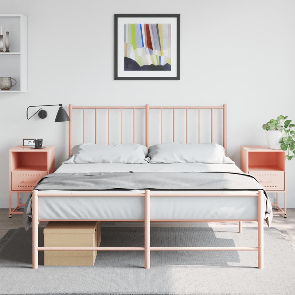 Yöpöydät 2 Kpl Oliivin 36X39X60,5 Cm Teräs