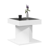 Sohvapöytä Led-Valoilla 50X50X45 Cm Tekninen Puu