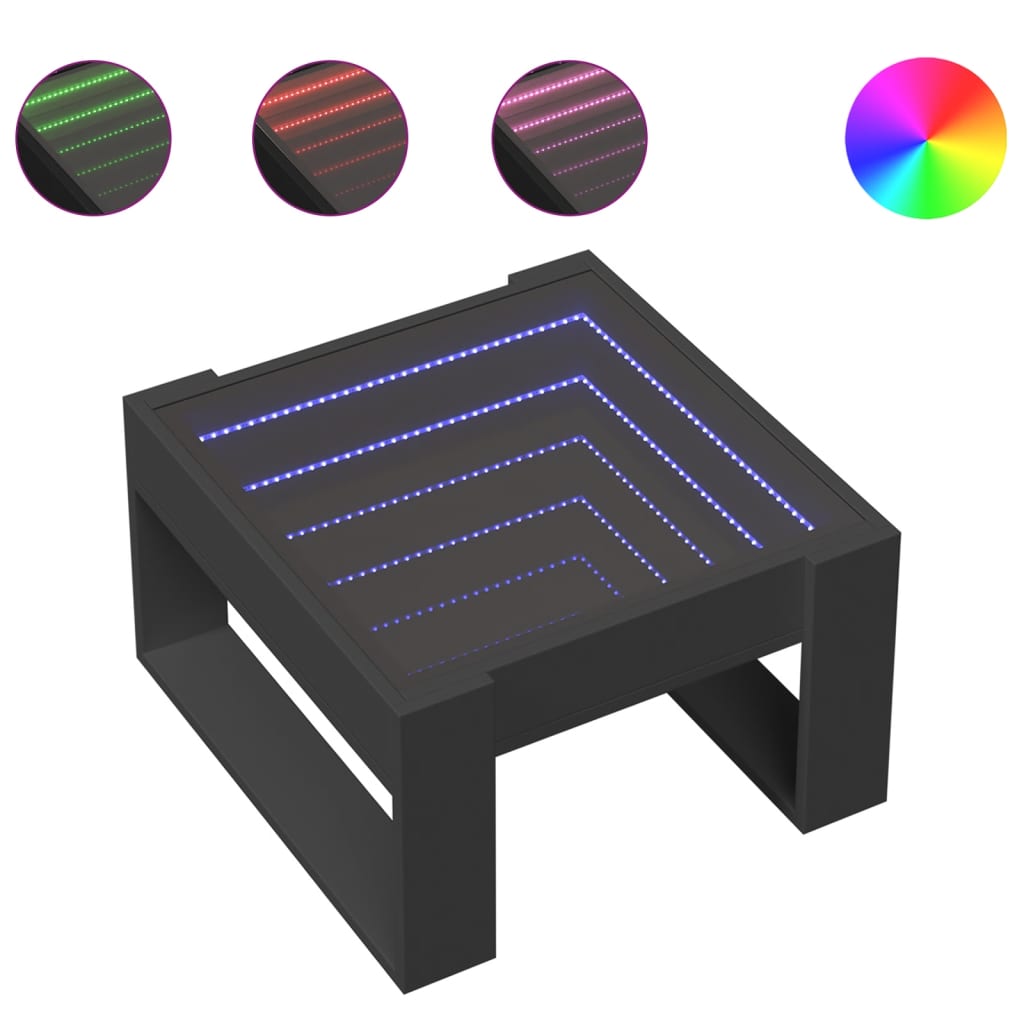 Sohvapöytä Infinity Led-Valoilla 50X53X30 Cm