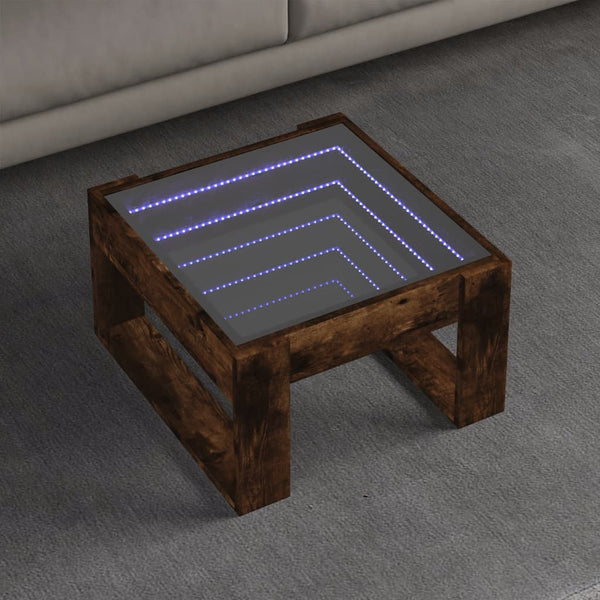 Sohvapöytä Infinity Led-Valoilla 70X53X30 Cm