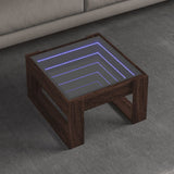 Sohvapöytä Infinity Led-Valoilla 70X53X30 Cm