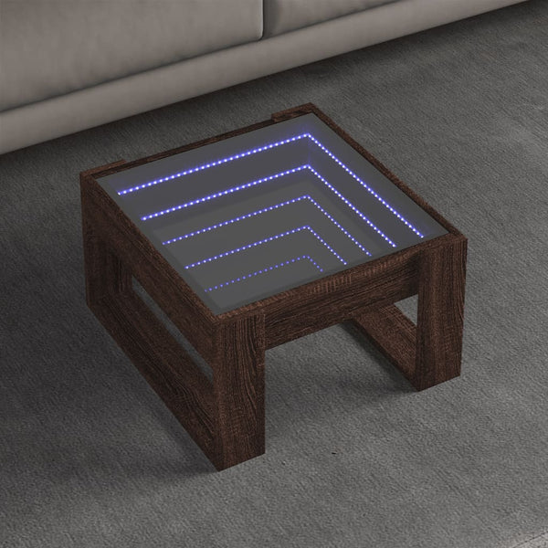 Sohvapöytä Infinity Led-Valoilla 70X53X30 Cm