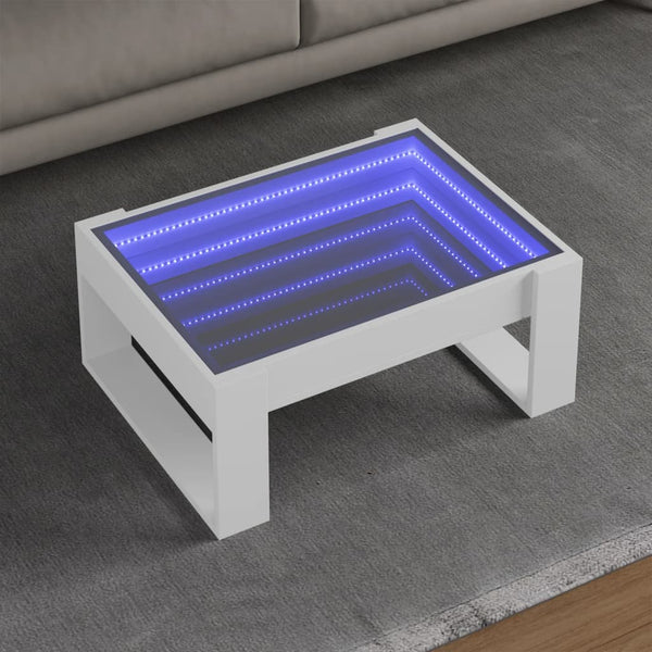 Sohvapöytä Infinity Led-Valoilla 70X53X30 Cm