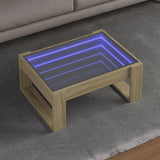 Sohvapöytä Infinity Led-Valoilla 70X53X30 Cm