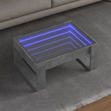 Sohvapöytä Infinity Led-Valoilla 70X53X30 Cm