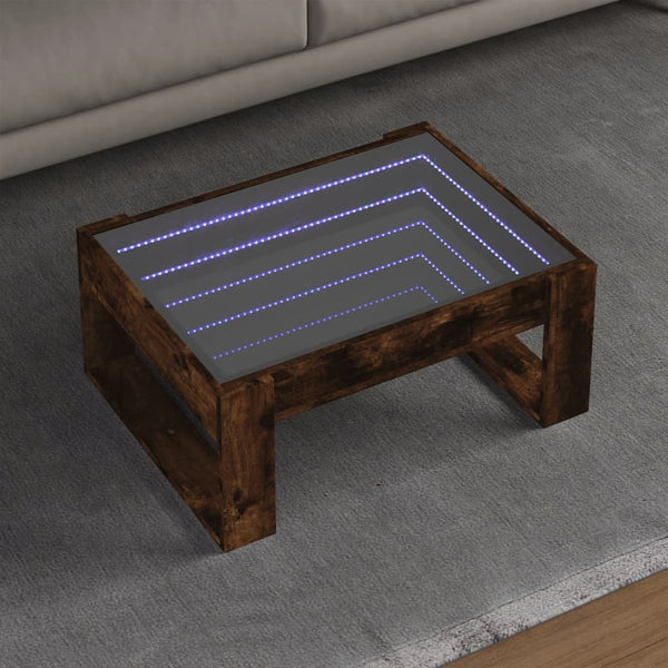 Sohvapöytä Infinity Led-Valoilla 70X53X30 Cm