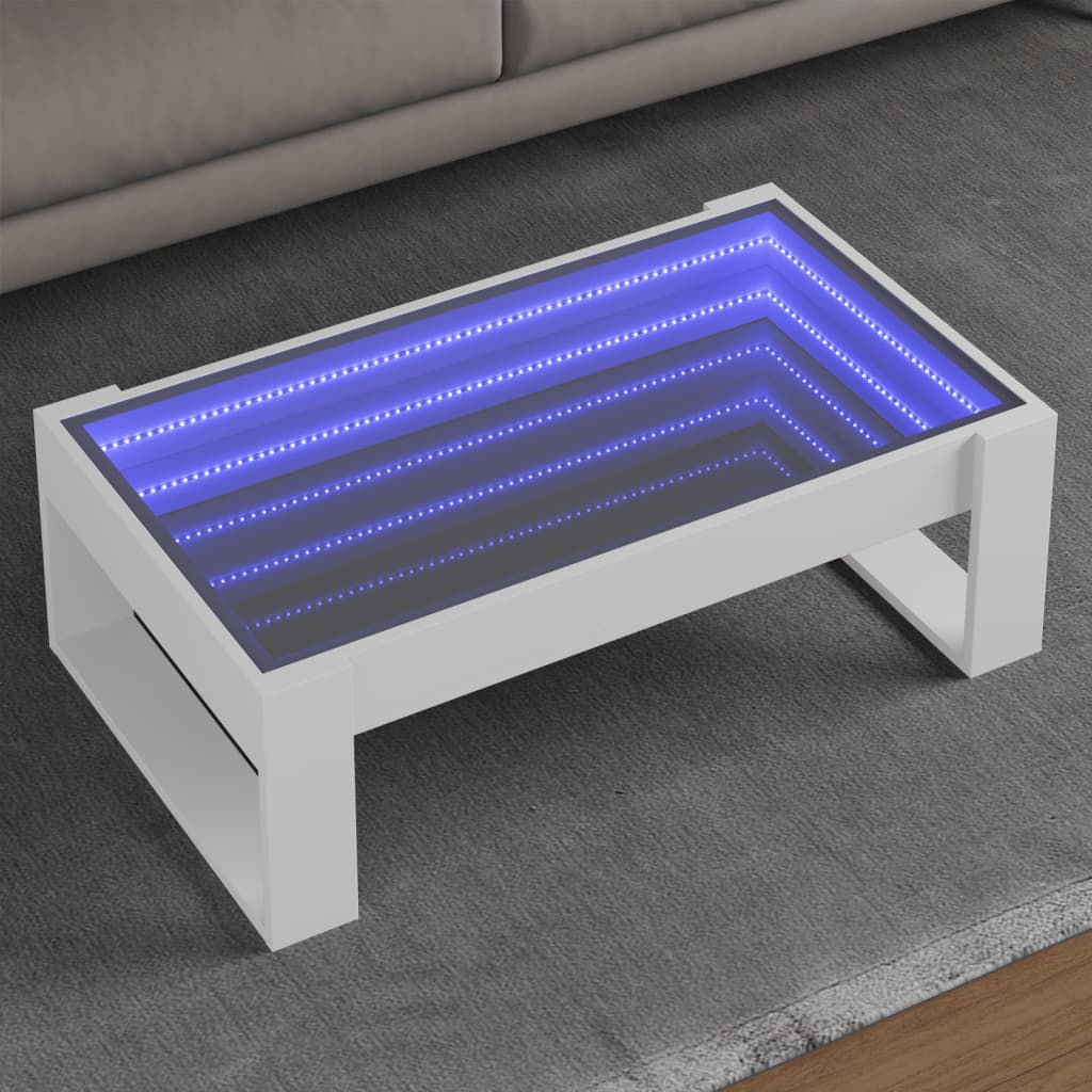 Sohvapöytä Infinity Led-Valoilla 70X53X30 Cm
