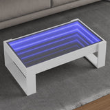 Sohvapöytä Infinity Led-Valoilla 70X53X30 Cm