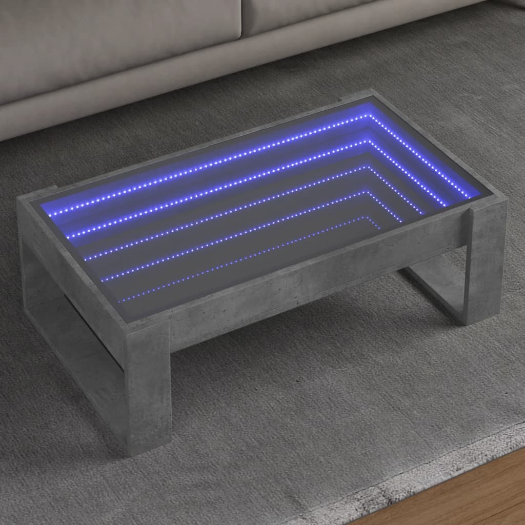 Sohvapöytä Infinity Led-Valoilla 70X53X30 Cm