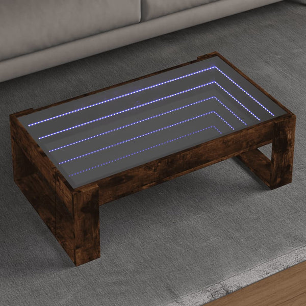 Sohvapöytä Infinity Led-Valoilla 70X53X30 Cm