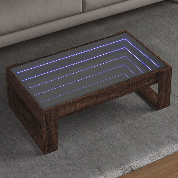 Sohvapöytä Infinity Led-Valoilla 70X53X30 Cm