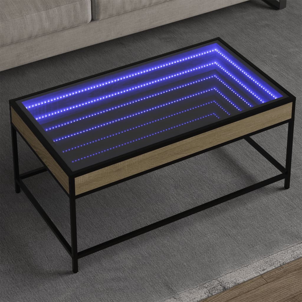 Sohvapöytä Infinity Led-Valoilla