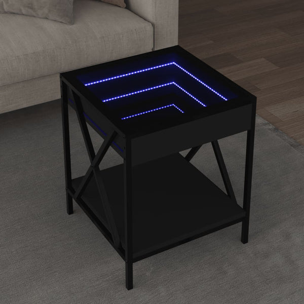 Sohvapöytä Infinity Led-Valoilla Sonoma-Tammi