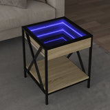 Sohvapöytä Infinity Led-Valoilla Sonoma-Tammi