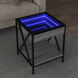 Sohvapöytä Infinity Led-Valoilla Sonoma-Tammi