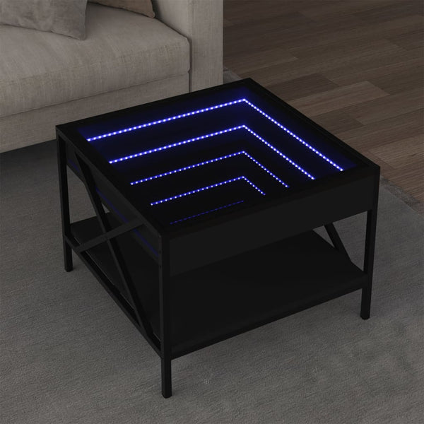 Sohvapöytä Infinity Led-Valoilla Sonoma-Tammi