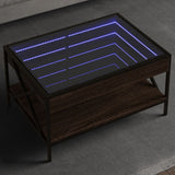 Sohvapöytä Infinity Led-Valoilla Sonoma-Tammi
