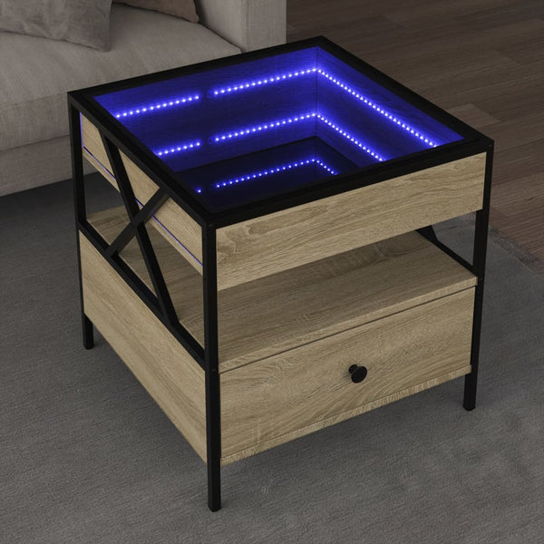 Sohvapöytä Infinity Led-Valoilla