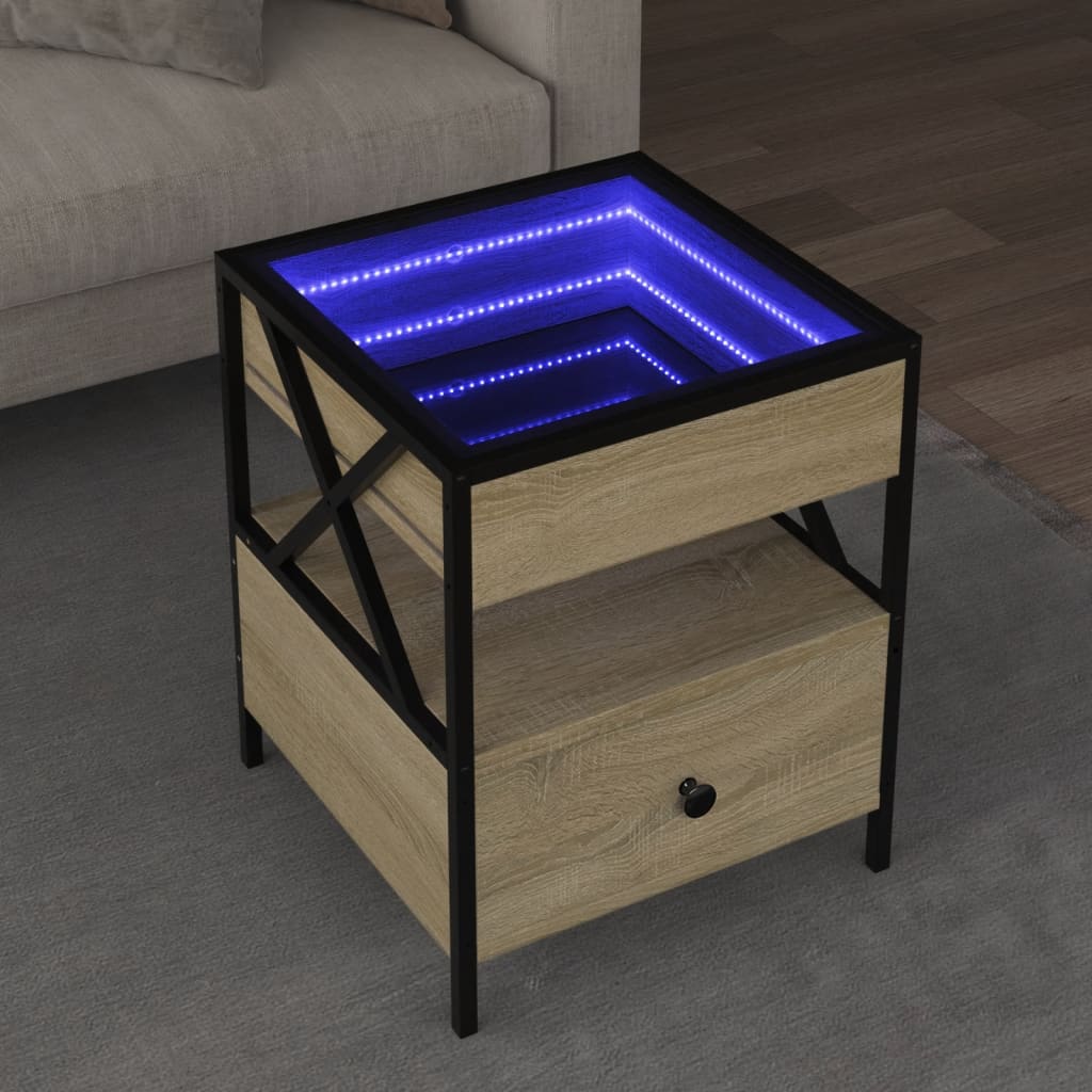 Sohvapöytä Infinity Led-Valoilla
