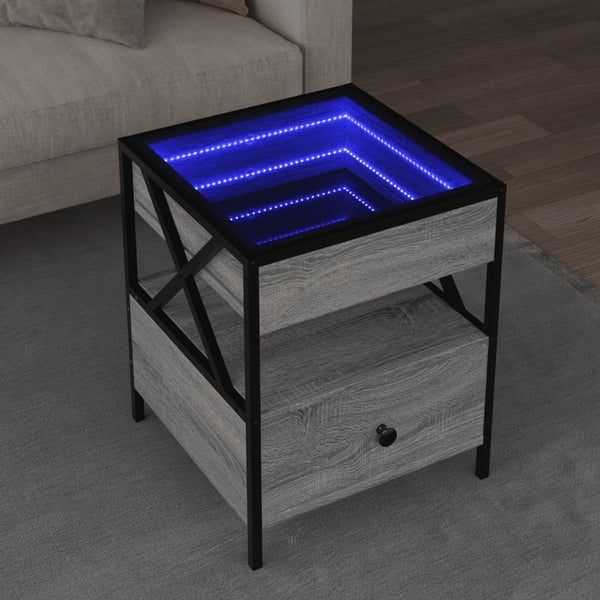 Sohvapöytä Infinity Led-Valoilla
