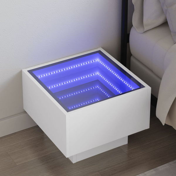 Sohvapöytä Infinity Led-Valoilla 40X40X30 Cm
