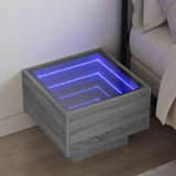 Sohvapöytä Infinity Led-Valoilla 40X40X30 Cm