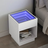 Sohvapöytä Infinity Led-Valoilla Sonoma-Tammi