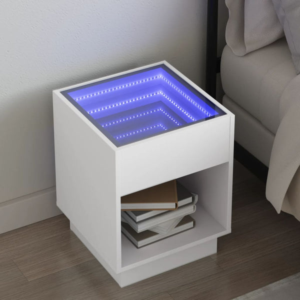 Sohvapöytä Infinity Led-Valoilla Sonoma-Tammi