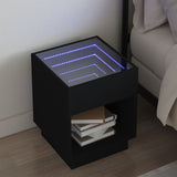 Sohvapöytä Infinity Led-Valoilla Sonoma-Tammi