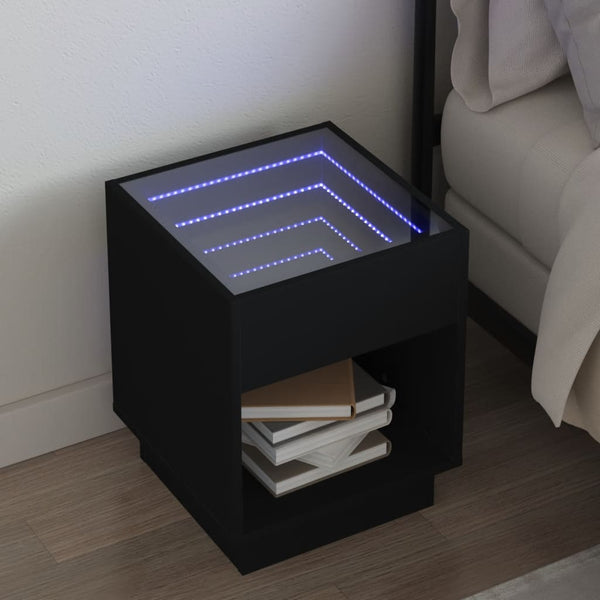 Sohvapöytä Infinity Led-Valoilla Sonoma-Tammi