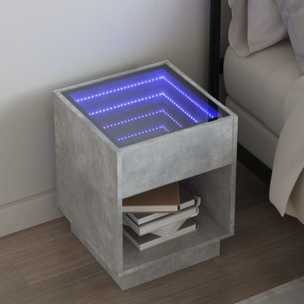Sohvapöytä Infinity Led-Valoilla Sonoma-Tammi
