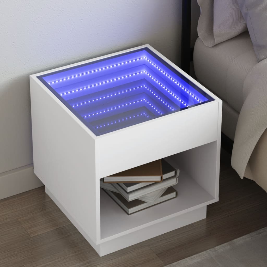 Sohvapöytä Infinity Led-Valoilla Sonoma-Tammi