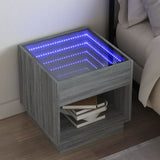 Sohvapöytä Infinity Led-Valoilla Sonoma-Tammi