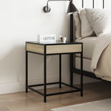 Sohvapöytä Infinity Led-Valoilla Sonoma-Tammi 40X40X51 Cm