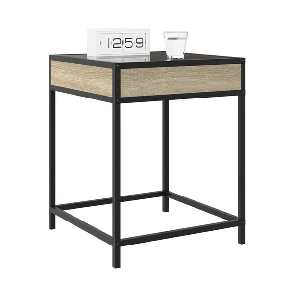 Sohvapöytä Infinity Led-Valoilla Sonoma-Tammi 40X40X51 Cm