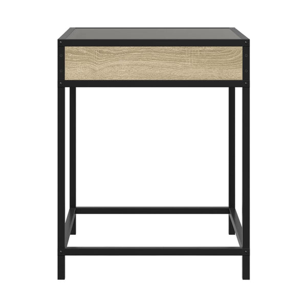Sohvapöytä Infinity Led-Valoilla Sonoma-Tammi 40X40X51 Cm