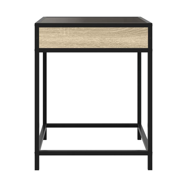 Sohvapöytä Infinity Led-Valoilla Sonoma-Tammi 40X40X51 Cm