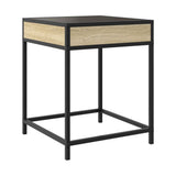 Sohvapöytä Infinity Led-Valoilla Sonoma-Tammi 40X40X51 Cm