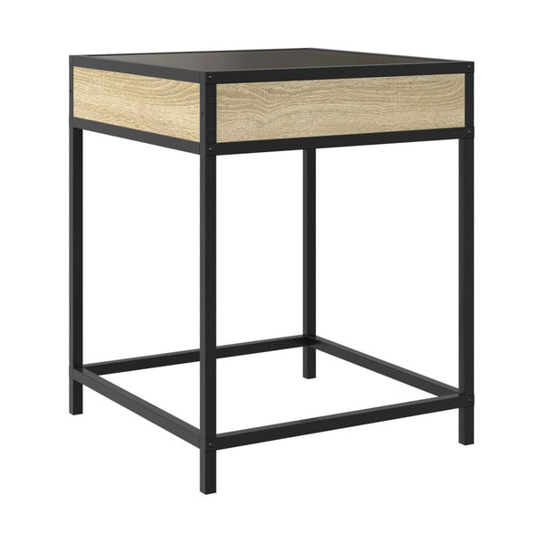Sohvapöytä Infinity Led-Valoilla Sonoma-Tammi 40X40X51 Cm
