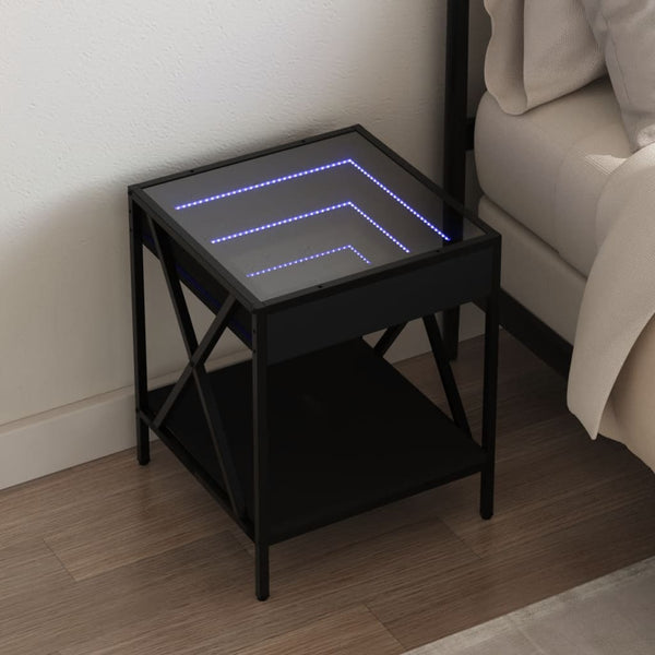 Sohvapöytä Infinity Led-Valoilla 40X40X49 Cm