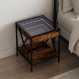 Sohvapöytä Infinity Led-Valoilla 40X40X49 Cm