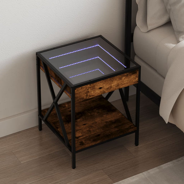 Sohvapöytä Infinity Led-Valoilla 40X40X49 Cm