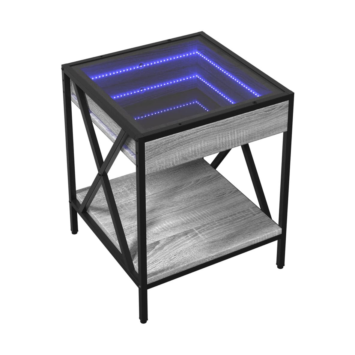 Sohvapöytä Infinity Led-Valoilla 40X40X49 Cm