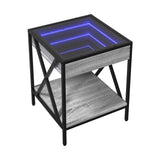 Sohvapöytä Infinity Led-Valoilla 40X40X49 Cm