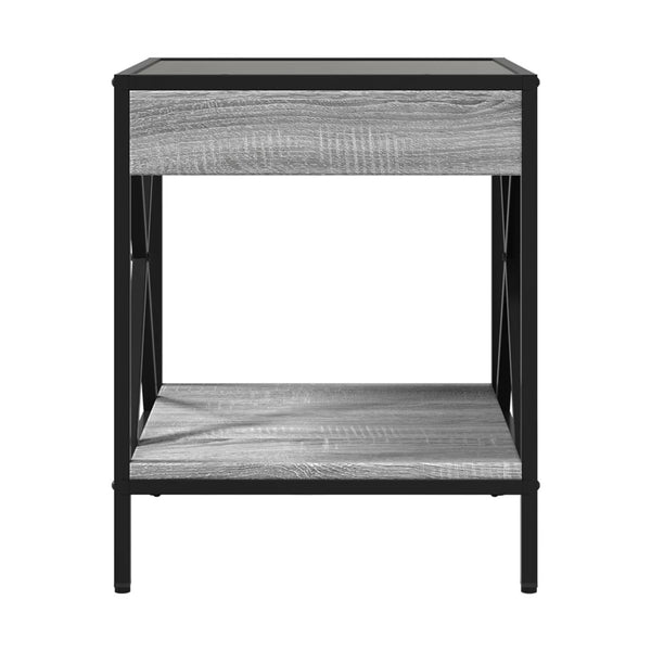 Sohvapöytä Infinity Led-Valoilla 40X40X49 Cm