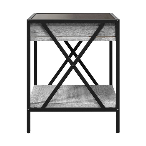 Sohvapöytä Infinity Led-Valoilla 40X40X49 Cm