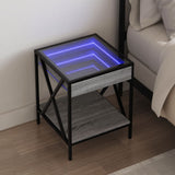 Sohvapöytä Infinity Led-Valoilla 40X40X49 Cm